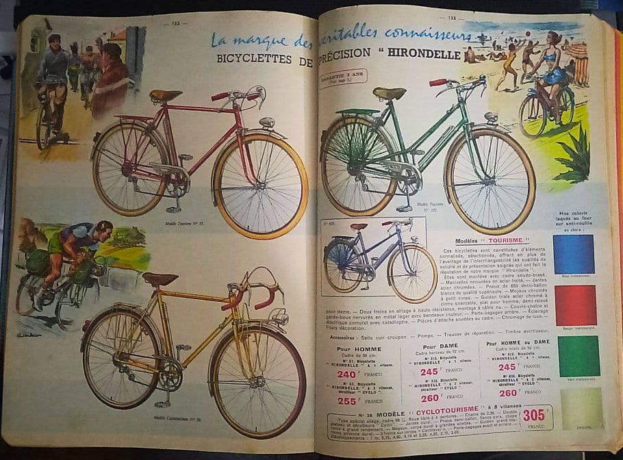 catalogue de la marque de velo lejeune
