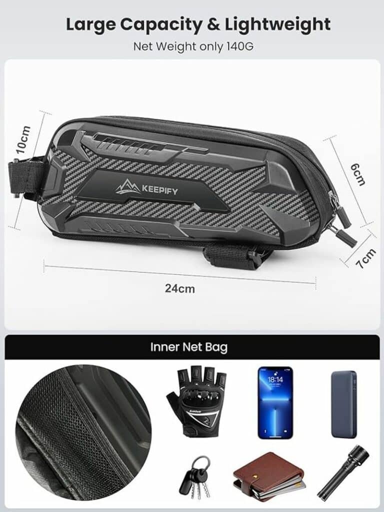 sacoche de cadre de velo keepify