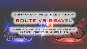 comparatif de velo electrique gravel face a route electrique