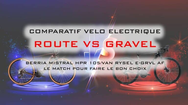 comparatif de velo electrique gravel face a route electrique