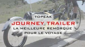 essai remorque de velo pour le voyage