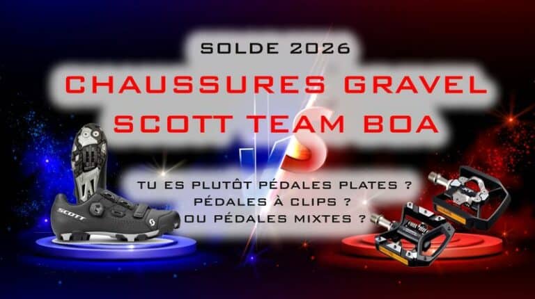 chaussure velo automatique scott velo gravel
