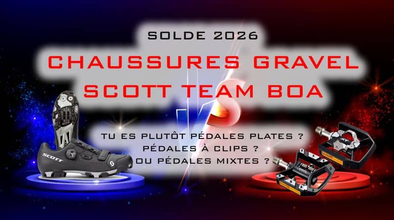chaussure velo automatique scott velo gravel