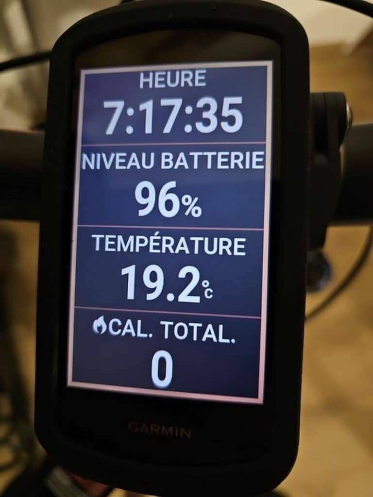 un exemple de personnalisation d'écran de roulage