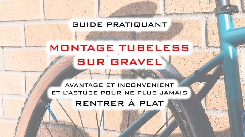 tubeless gravel crevaison