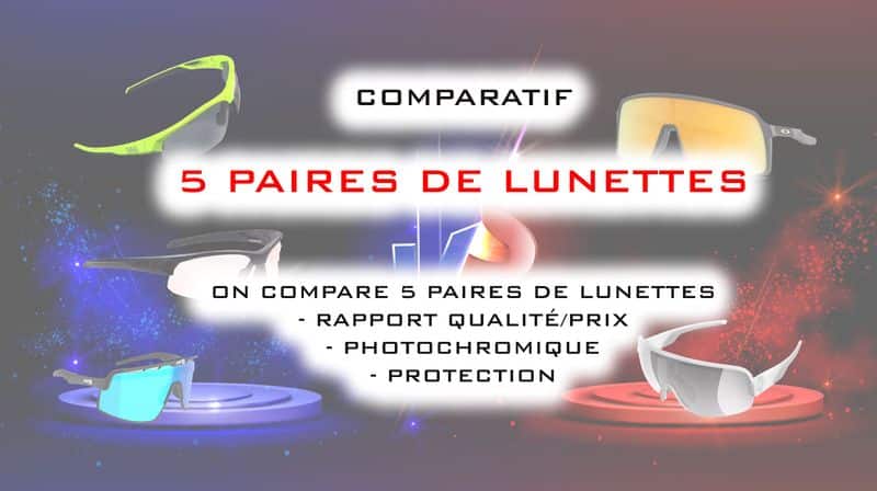 comparatif lunette velo