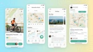 capture decran application navigation voyage a velo