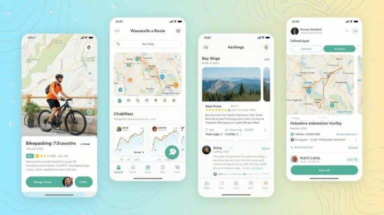 capture decran application navigation voyage a velo