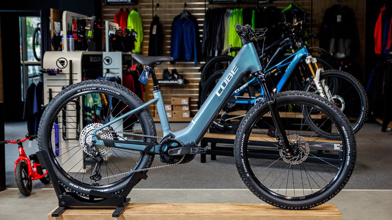 photo du vtt electrique cube easy entry cadre bas