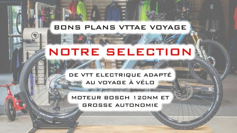 image d'un vtt electrique exposé en magasin de vélo
