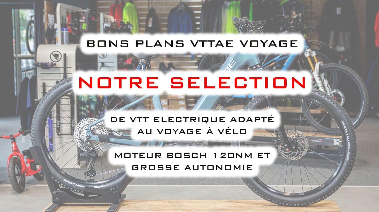 image d'un vtt electrique exposé en magasin de vélo