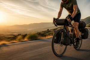 Voyage à vélo chargé : renforcer jambes, tronc et haut du corps