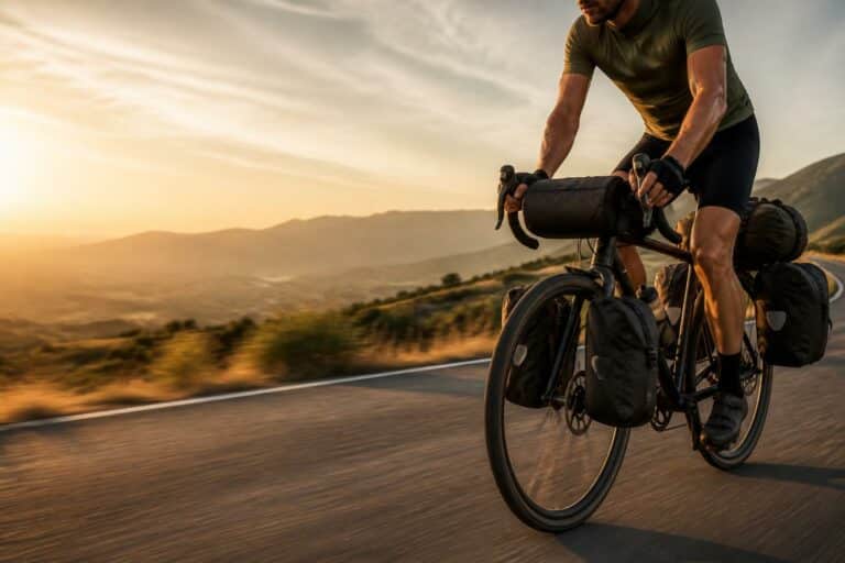 Voyage à vélo chargé : renforcer jambes, tronc et haut du corps