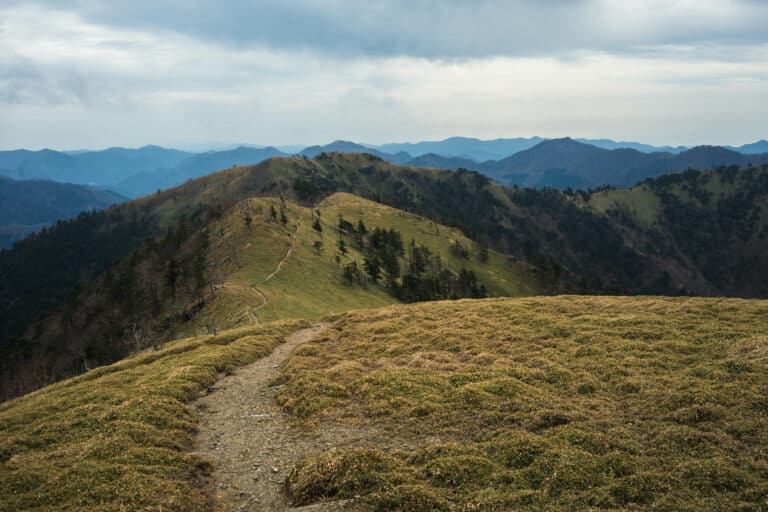 photo de voyage prise au japon sur un crete
